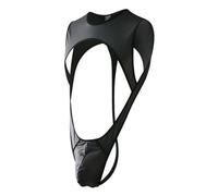 YOSUWOAI Stringbody Herren Stretch Dessous Bodysuit Unterwäsche Body Sexy Jockstrap Mankini Sport Unterhosen Erotische Reizunterwäsche Clubwear Einteiliger Wrestling Singlet