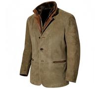 YOSUWOAI Trachtenjacke Herren Slim Fit Freizeitjacke Langarm Traditioneller Übergangsjacke Wärmer Winddicht Janker Festliche Outdoorjacke Vintage Blazer Jacket mit Knopf Retro Mantel