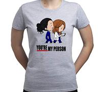 You Are My Person Meredith Grey Cristina Yang Grey Anatomy Damen T-Shirt Grau L