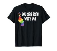 You are Safe with Me Pride Ally Shirts,Pride Love Proud Ally T-Shirt