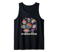 You Are Safe with Me Safe Space Universe LGBTQ Pride Ally Tank Top