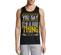 You Say Witch Like It's A Bad Thing Herren Baumwolle Tank Top T-Shirt Schwarz, Schwarz , XXL