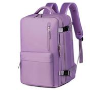 YOUCAI Reiserucksack Handgepäck Laptop Rucksack Reiserucksack Damen Herren Tasche Flug-Rucksack mit Mehreren Fächern Schulrucksack für Arbeit Reise Weekender Lila 2 30x20x45cm