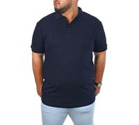 Young & Rich Herren Übergröße Polo Shirt einfarbig Uni Basic Big Size optimierte Moderne Passform, Grösse:9XL, Farbe:Dunkelblau