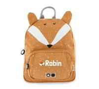 your surprise Trixie Kinderrucksack mit Namen - Rucksack mit Namen für Kinder aus 100% Baumwolle (31x23x10 CM) (Fuchs)