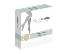 Yourspring medium transparent 140den AD 38/39 nuss 2 St Strümpfe
