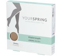 Yourspring strong blickdicht 280den AD 38/39 hon. 2 St Strümpfe