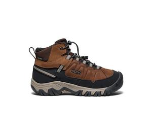 Youth Targhee IV WP Mid Wanderschuhe - Keen BISON/BRINDLE BISON/BRINDLE 2 US Kids