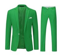 YOUTHUP Anzug Herren 2 Teilig Slim Fit Herrenanzug für Business Hochzeit
