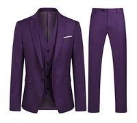 YOUTHUP Anzug Herren 3 Teilig Anzüge Slim Fit für Business Hochzeit