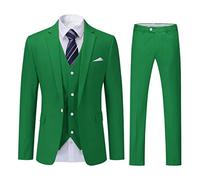 YOUTHUP Herren 3 Teilig Anzug Slim Fit Formell für Business Hochzeit