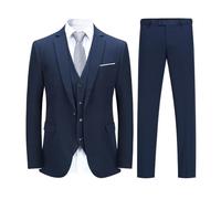 YOUTHUP Herren Anzug Slim Fit 3 Teilig Anzüge für Hochzeit Business