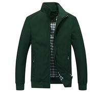 YOUTHUP Herren Jacke Leichte Freizeit Übergangsjacke Outdoor Sportjacke | Bomberjacke, Windbreaker, Regular Fit, Langarm, Reißverschluss, Stehkragen, Sommer, Herbst, Frühling