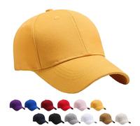 YOUYIKE Baseballkappe für Herren und Damen, Premium Baseball Cap, 100% Baumwolle, Verstellbar Schildmütze, Damen und Herren Kappe, Einheitsgröße, Outdoor Running Freizeit Basecap