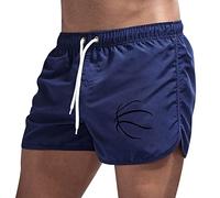 Yowablo Badehose Herren Schnelltrocknend Boardshorts Badehose Herren Splicing-Badehose und Strand-Surfshorts für Herren im Frühjahr und Sommer (L,2marine)