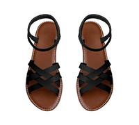 Yowablo damensandalen sommer sandalen & slides für damen plateau sandalen damen (Schwarz,40)