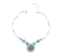 Yowablo Geschenke Frauen Personalisieren T黵kis Boho Halskette Memorial Anh鋘ger Ketten Schutz