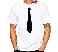 Yowablo Herren Poloshirt Polohemd Stehkragenshirt Kurzarmshirt Funktionsshirt Sportshirt Fitness Shirt Tee T-Shirt Sporthemd Trainingsshirt Sportswear T-Shirt (L,3Weiß)