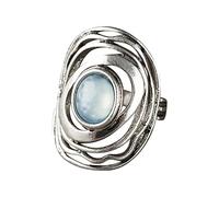 Yowablo Retro-Rundring Europäische und amerikanische Mode Herren- und Damenringe Ösen Ringe