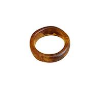 Yowablo Ring-Harz-Schmucksache-neues Geschenk-Weinlese-Art- und Retrofrauen-Acrylringe Echtschmuck Ringe