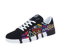 Yowablo Skateboardschuhe Sportschuhe Squashschuhe Tennisschuhe Wanderhalbschuhe Volleyballschuhe Walkingschuhe Berufsschuhe Espadrilles Schnürhalbschuhe Pumps (44 EU,2- Schwarz)