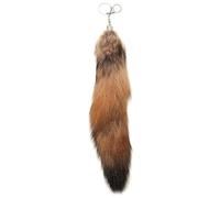 YPBEW Fuchs Schwanz Schlüsselanhänger Dekoration Attraktiver Anhänger für Auto Tasche Dekoration Stilvolle Fuchs Schwanz Schlüsselanhänger Charm Handtasche Charm, a, One size