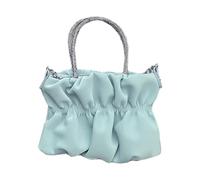 YPBEW Kette Umhängetasche Mode Plissee Schulter Weibliche Wolke Damen Casual Umhängetasche Kleine Quadratische Frauen Cloud All passende Schulter Messenger Plissee Kette Umhängetasche