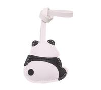 YPBEW Stilvoller Panda-Schlüsselanhänger aus weichem Leder für Rucksäcke, Schlüssel, funktionale Tasche, Zubehör, Tierliebhaber, stilvoller Ledertaschen-Anhänger