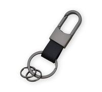 YPXHCZYJ Auto Schlüsselanhänger für BMW 3er 323Ci E46 328Ci E46 318Ci E46 320Ci E46 Leder Schlüsselanhänger Keyring Schlüsselanhängern Zinklegierung Anti Verlust D Ring Schlüsselanhänger