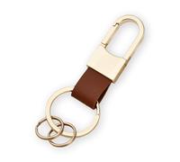 YPXHCZYJ Auto Schlüsselanhänger für BMW 3er 323Ci E46 328Ci E46 318Ci E46 320Ci E46 Leder Schlüsselanhänger Keyring Schlüsselanhängern Zinklegierung Anti Verlust D Ring Schlüsselanhänger