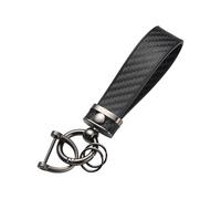 YPXHCZYJ Auto Schlüsselanhänger für BMW 3er GT f34/f34 GT tuning/f34 GT 2000-2024 Leder Schlüsselanhänger Keyring Schlüsselanhängern Zinklegierung Anti Verlust D Ring Schlüsselanhänger,Black Style-A
