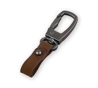 YPXHCZYJ Auto Schlüsselanhänger für BMW X1 X3 X7 X5 X6 1 3 5 6 Series Z4 7 M Leder Schlüsselanhänger Keyring Schlüsselanhängern Zinklegierung Anti Verlust D Ring Schlüsselanhänger,Brown Style-A
