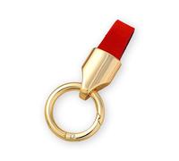 YPXHCZYJ Auto Schlüsselanhänger für Dr 4.0 Dr 5.0 Dr 6.0 2020-2024 Leder Schlüsselanhänger Keyring Schlüsselanhängern Zinklegierung Anti Verlust D Ring Schlüsselanhänger,Gold Style-Red