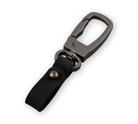 YPXHCZYJ Auto Schlüsselanhänger für MG ZS MG3 MG4 MG5 Scorpio MG6pro MG Mulan Leder Schlüsselanhänger Keyring Schlüsselanhängern Zinklegierung Anti Verlust D Ring Schlüsselanhänger,Black Style-A