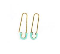 YQHWLKJ Emaille Creolen 925 Sterling Silber Bunte Ohrringe für Frauen Neon Pin Smiley Schmuck Ohrringe-Form 37,ca. 8g