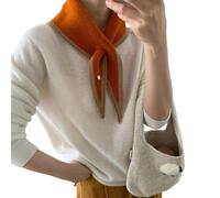 YROHGKPN Atmungsaktiver Leichter Schal Aus Wollmischung Täglicher Komfort Dreieckiger Schal Zum Pendeln Wandern Moderner Dreieckiger Halswärmer