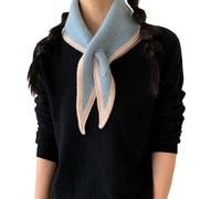 YROHGKPN Atmungsaktiver Leichter Schal Aus Wollmischung Täglicher Komfort Dreieckiger Schal Zum Pendeln Wandern Moderner Dreieckiger Halswärmer