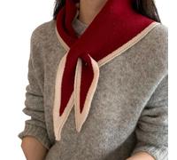 YROHGKPN Atmungsaktiver Leichter Schal Aus Wollmischung Täglicher Komfort Dreieckiger Schal Zum Pendeln Wandern Moderner Dreieckiger Halswärmer