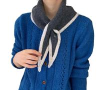 YROHGKPN Atmungsaktiver Leichter Schal Aus Wollmischung Täglicher Komfort Dreieckiger Schal Zum Pendeln Wandern Moderner Dreieckiger Halswärmer