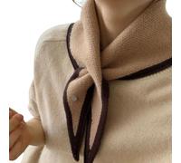 YROHGKPN Atmungsaktiver Leichter Schal Aus Wollmischung Täglicher Komfort Dreieckiger Schal Zum Pendeln Wandern Moderner Dreieckiger Halswärmer