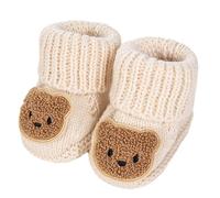 YROHGKPN Liebenswerter Bären Motiv für Neugeborene, Socken mit gerippten Bündchen, bequeme Babysocken, Wollsockenpaar für sichere warme Babys von 0-12 Monaten