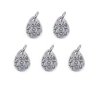 YROHGKPN Marine Styles Tropfenanhänger mit tibetischem Silber Finish, Schmuckkomponente, Schmuckzubehör für kreatives Design, Legierungs Anhänger Charm