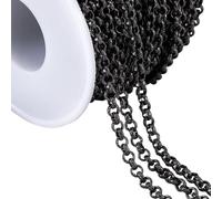 YROHGKPN Rostbeständiges, geprägtes O Link Kupfer Schmuckkettenzubehör für professionelle und Handwerker, Bastelset, geprägtes Kupferkettenzubehör