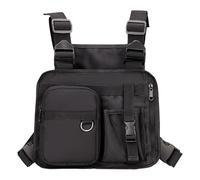 YRTUOP Brusttasche Für Männer - Brustbeutel Laufgurt Weste | Rucksack Weste Handytasche Unisex für Walking Jogging Wandern Outdoor Radfahren Reisen Angeln