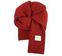 YRUIIA Schal Herbst Und Winter Weicher Gestrickter Wollschal Für Frauen, Ganz Match Warmes Student-nackenabdeckung-schwarz