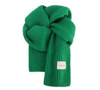 YRUIIA Schal Herbst Und Winter Weicher Gestrickter Wollschal Für Frauen, Ganz Match Warmes Student-nackenabdeckung-schwarz