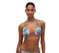 Ysabel Mora - Bikini Top Push-Up Triangel Tropischer Druck mit Polsterung für Komfort und Stil, Gebundenes Design am Hals und Rücken, Ohne Bügel, Serie Copa B