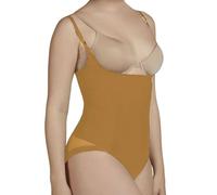 Ysabel Mora - Body Shapewear mit Kontrollpanel für definierte Figur und ergonomische Passform, weicher Stoff, schlankmachender Effekt, Stil, Serie BodyControl