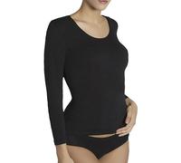YSABEL MORA - Langarm-Unterhemd, Schwarz , Small