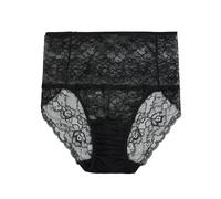 Ysabel Mora - Damen-Slip, hohe Taille, einfarbig, klassischer Schnitt, bequeme und funktionale Dessous, unverzichtbar für die Kollektion, ideal für den Alltag, Schwarz , 46